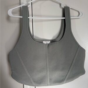 Aritzia Babaton Bustier Top in sage green